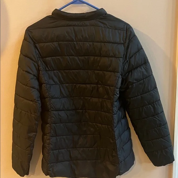 Roxy Black Light-Weight Puffer Jacket-Coat Super Soft - Picture 5 of 5